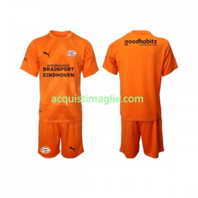 Divisa di Calcio PSV Eindhoven Portiere Bambino Trasferta 2022/2023